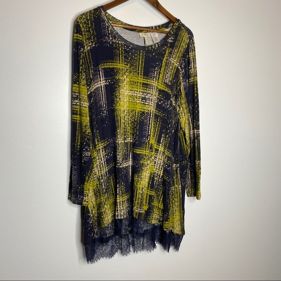 Logo by Lori Goldstein tunic top size 1X - Picture 3 of 8